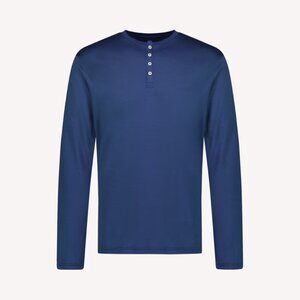 Men's Nui Organics Wainui Shirt - Navy (Size S)